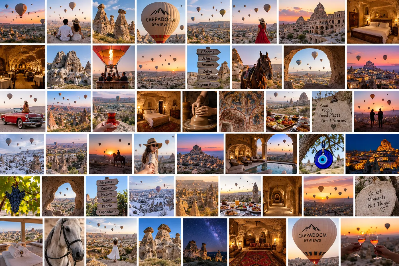 Cappadocia travel moments with balloons, valleys, cave architecture and local experiences