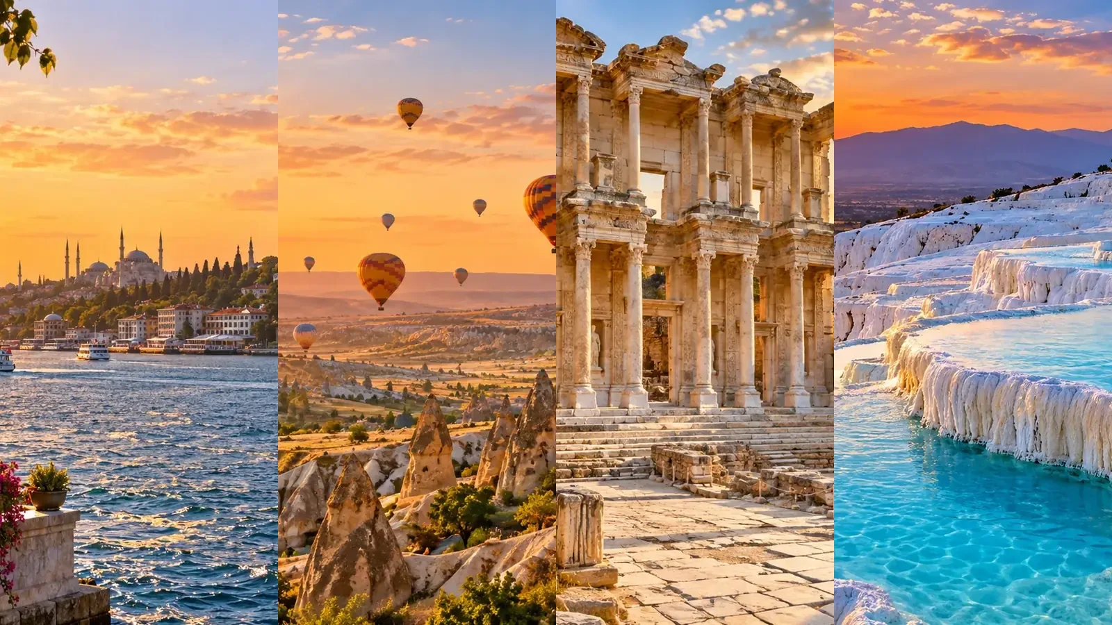 Istanbul, Cappadocia, Ephesus and Pamukkale on a two-week Turkey itinerary by public transport