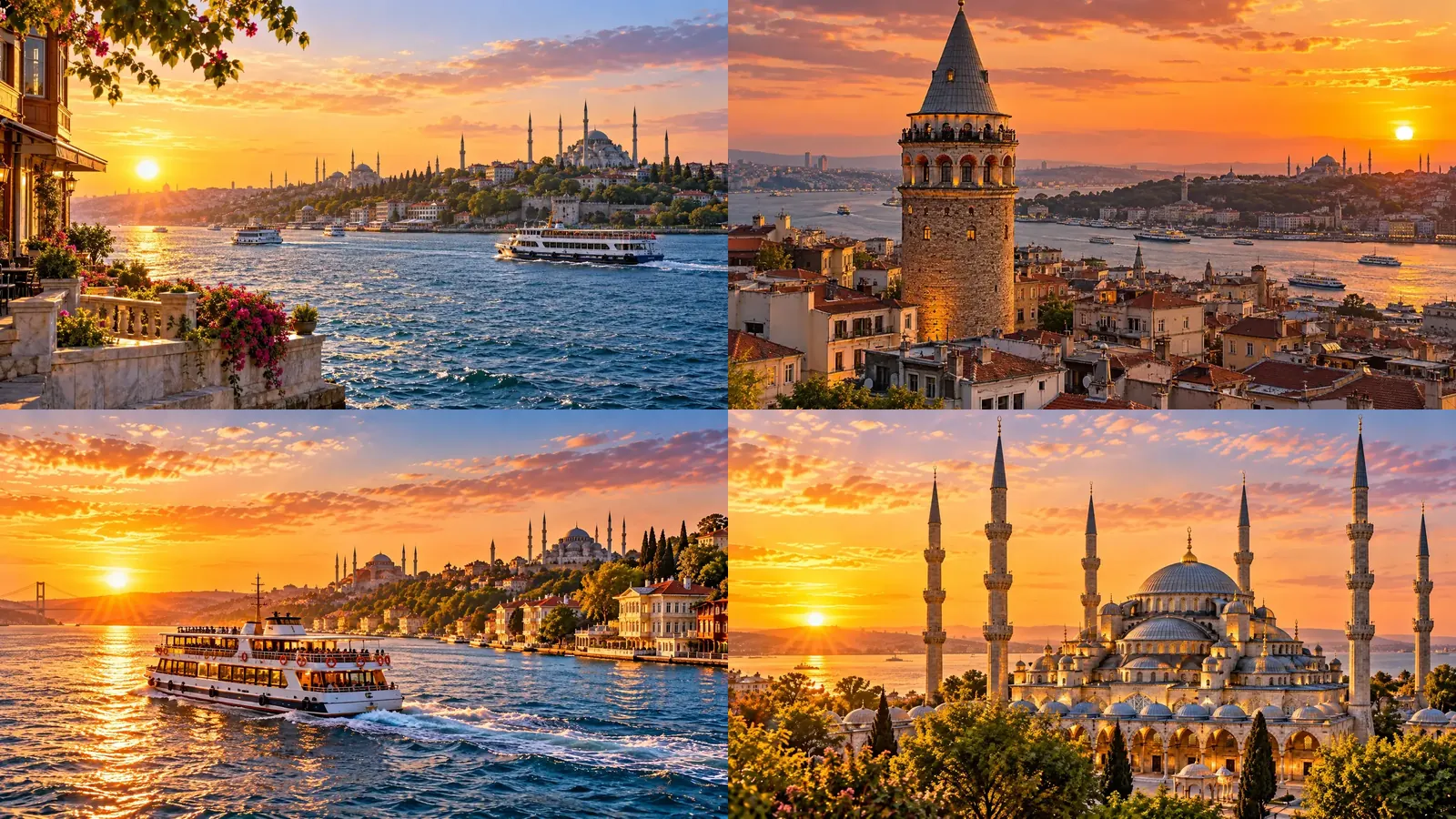 Istanbul neighbourhoods for first-time visitors including Sultanahmet, Galata and the Bosphorus