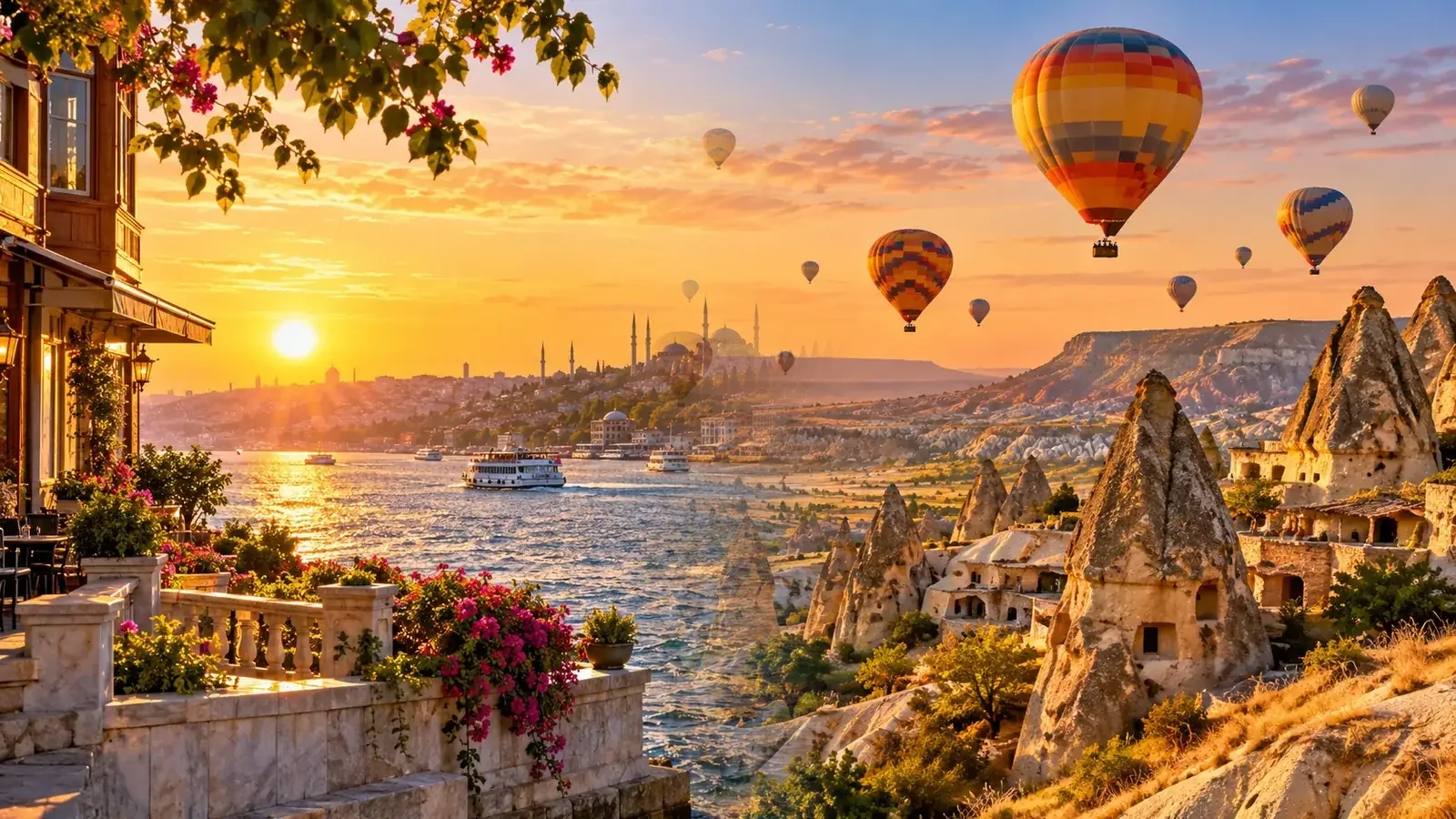Travel from Istanbul to Cappadocia