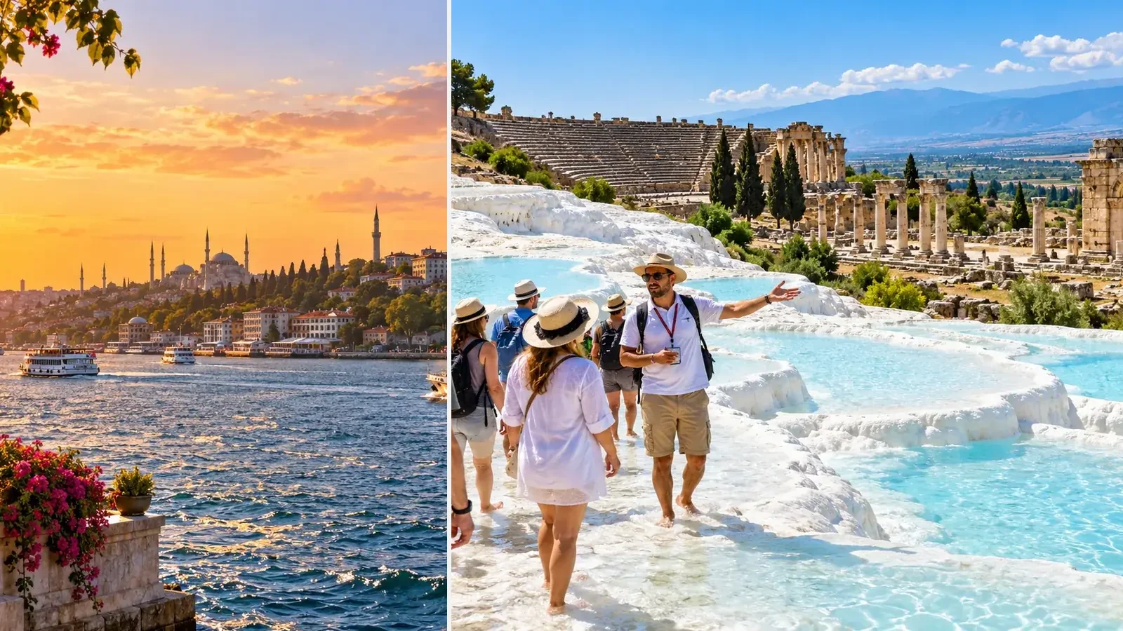 Travel from Istanbul to Pamukkale