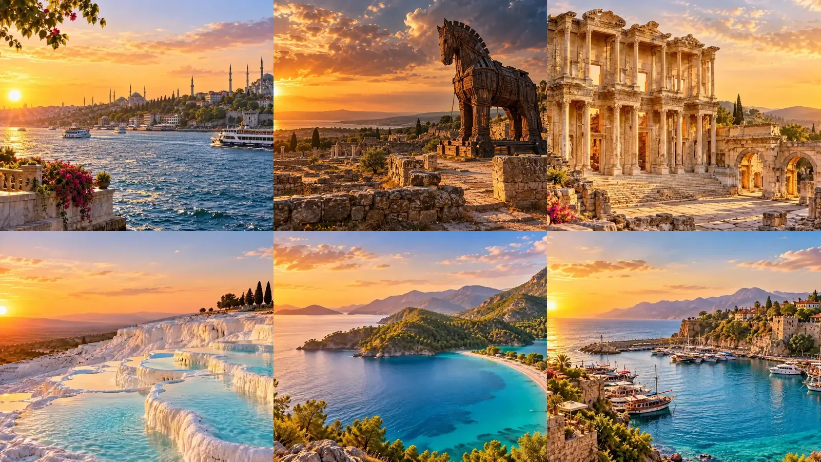 Turkey road trip through Istanbul, Canakkale, Ephesus, Pamukkale, Fethiye and Antalya